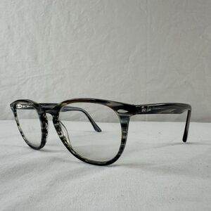 Ray-Ban Eyeglasses RB 7159 5750‎ Blue Grey Striped Optical Frame 52-20-145 Nice!